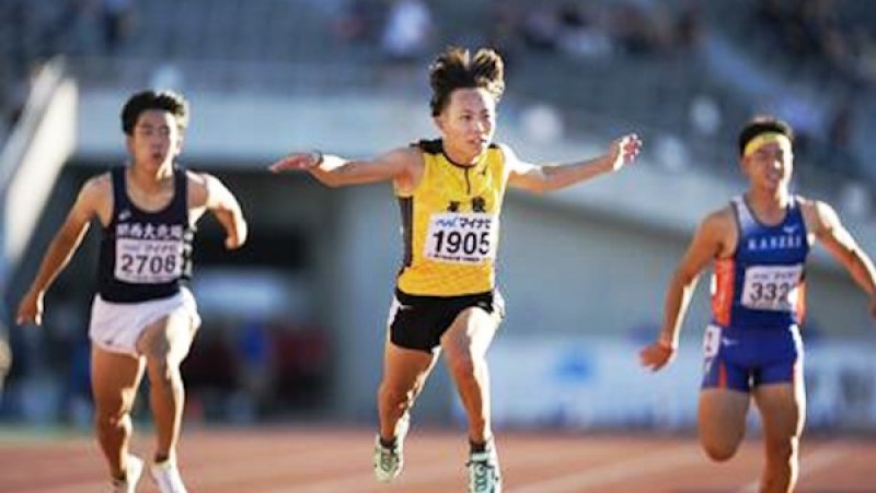 Teenager běžel jako vítr. Shimizu prolomil hranici, o které snil i Bolt