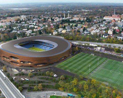 Baník se pochlubil podobou nového stadionu. Ikonické Bazaly budou mít kapacitu okolo 20 000 míst