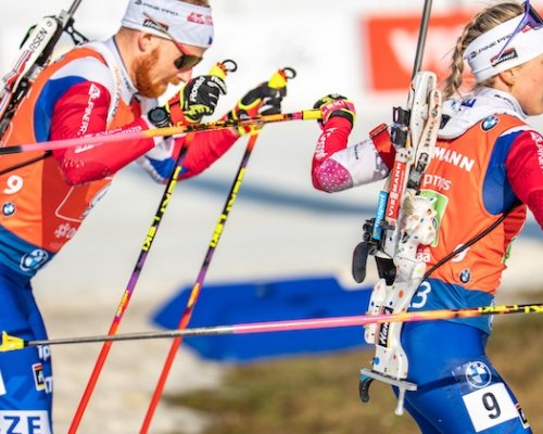 Vítr, chaos a 150 trestných kol? Nevadí! Český biatlon slaví v mixech nejlepší sezonu za víc než dekádu