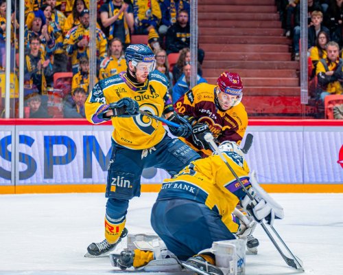 Zlín jsme prakticky do ničeho nepustili, řekl jihlavský Harkabus. Dukla může získat dva mečboly