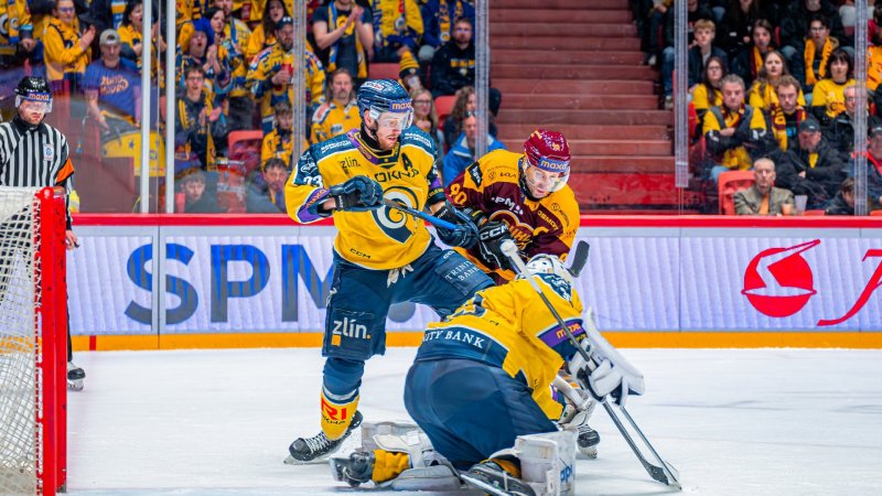 Zlín jsme prakticky do ničeho nepustili, řekl jihlavský Harkabus. Dukla může získat dva mečboly