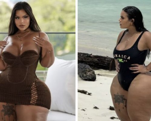 Ze sto padesáti kilogramů zhubla výlučně v pase. Anatomická anomálie této latinské krásky bourá sítě