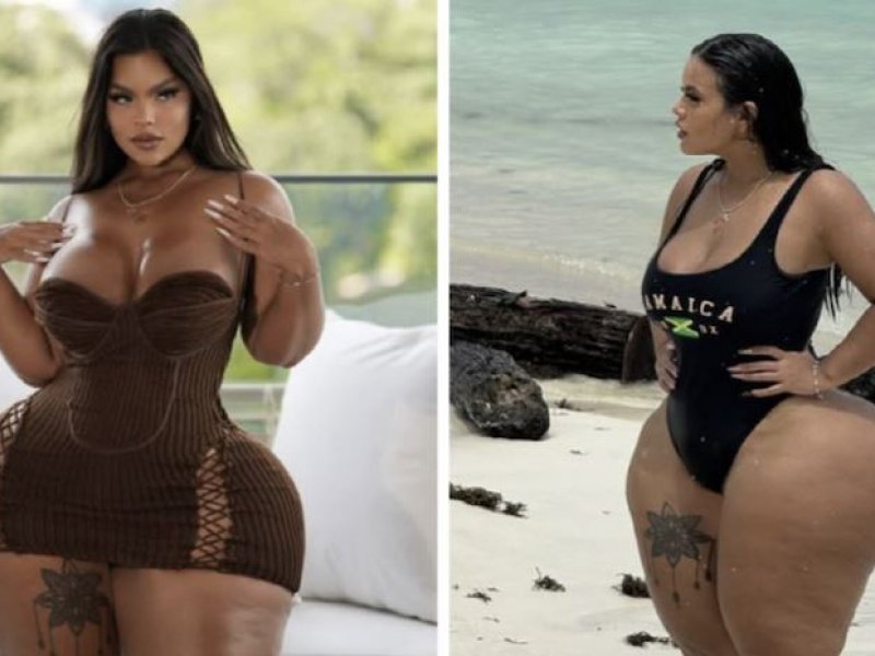 Ze sto padesáti kilogramů zhubla výlučně v pase. Anatomická anomálie této latinské krásky bourá sítě