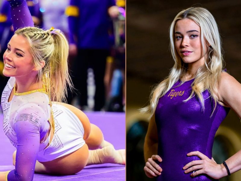 Dunneová po konci gymnastiky září před objektivem. Snímky v bikinách dráždí fanoušky