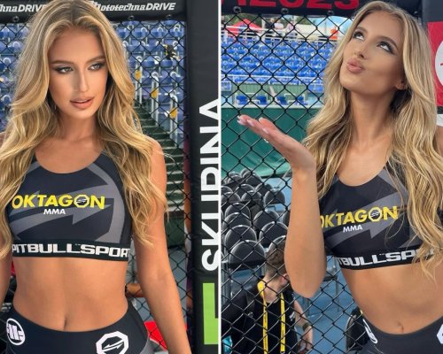 Zápasníci si k ní prý nic nedovolí. Nejhezčí cage girl teď okouzlila i módní Ostravu