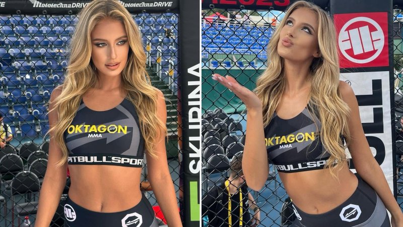 Zápasníci si k ní prý nic nedovolí. Nejhezčí cage girl teď okouzlila i módní Ostravu