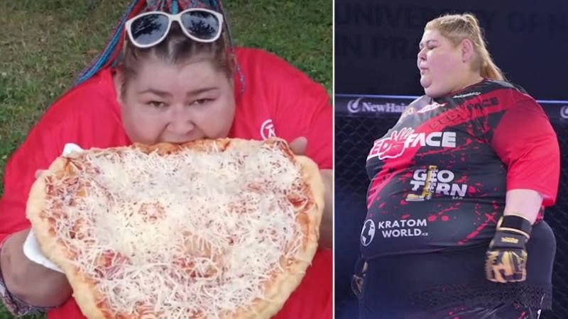 Spolknu každou soupeřku, jsem hotové monstrum z hlubin! chvástá se 260kilová Kotlárová. Teď se jde fackovat