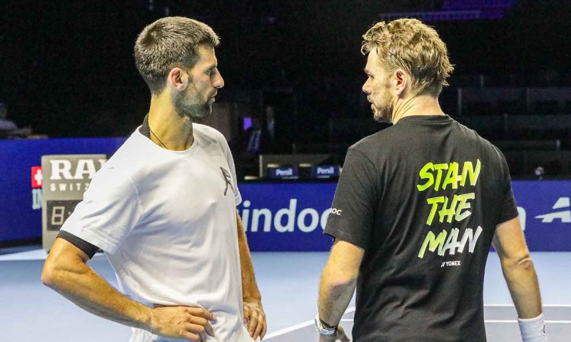 Djokovič a Wawrinka opět bok po boku. Tajný trénink v Basileji spojil dvě legendy s rozdílnými cíli